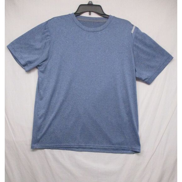 Reebok Blue Crew Neck Short Sleeve T Shirt Mens Size Medium - Picture 2 of 9